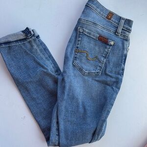 7 For All Mankind Light Blue Women's Jeans